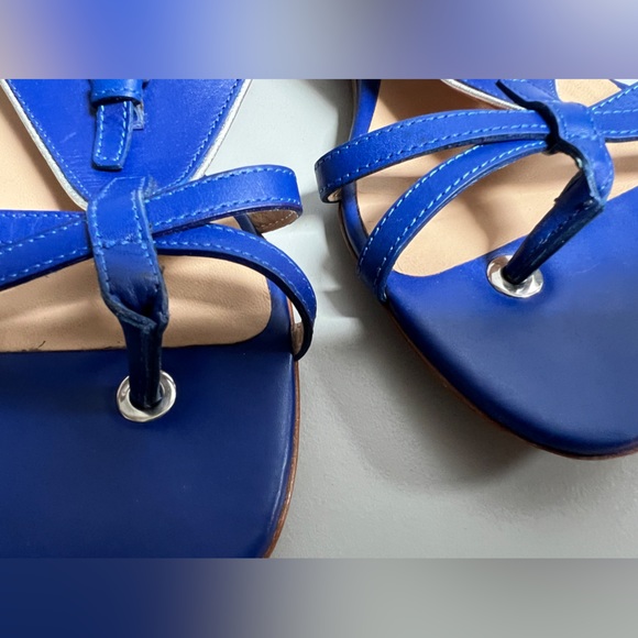 Longchamp blue sandals sz 36 - Picture 4 of 8